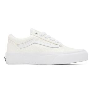Vans Old Skool Glitter White Kids Youth Casual Sneaker Shoe